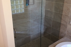 Two Panel Heavy Glass Slider